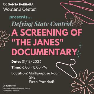 the janes documentary screening graphic