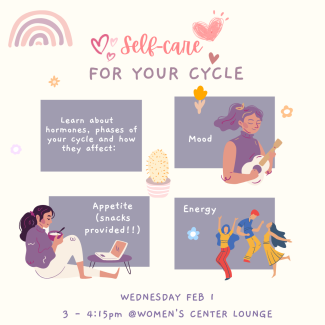 self care for your cycle graphic